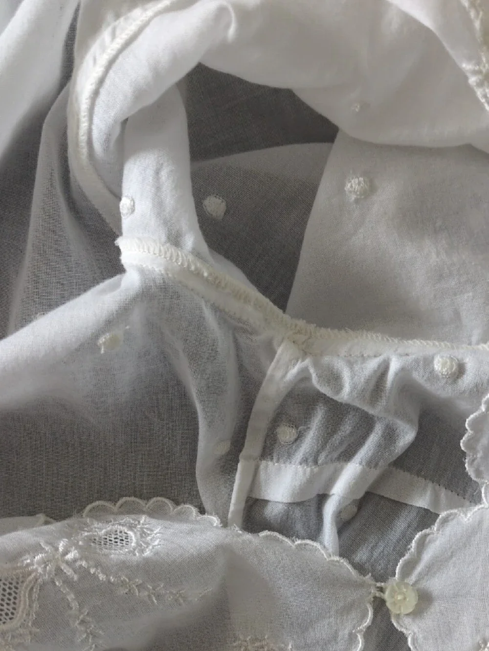 Doen Kacy Top, White Eyelet, Small - Picture 16 of 16